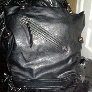 LARGE black tote bag